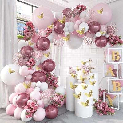 Cross-Border Balloon Chain Butterfly Set for Party & Wedding Decorations