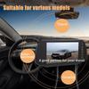 7-Inch Rearview Mirror Monitor Rear-View AV Display 12/24V Universal Vehicle Reversing Image Display Rear View VCR With Touch Button