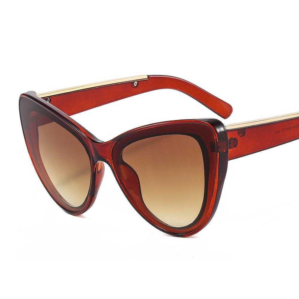 High Quality Custom Logo Promotional Vintage Oversized Sunglasses Custom Shades Sunglasses Women's Cat Eye Sunglasses 2024