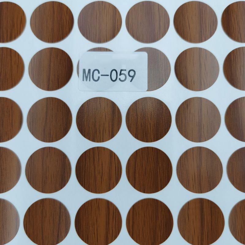 96Stuks Blad Houten Meubel Schroefdop Deksel Gat Sticker 15Mm Zelfklevend Kunst Decoratieve Stickers Voor Bureau Lade Kast