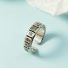 Vintage Adjustable Openable Mahjong Ring: Wealth-Attracting Jewelry for Men & Women.