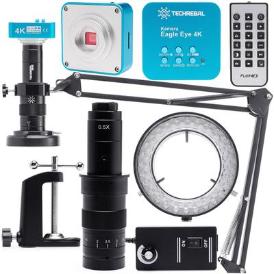Digital Microscope 10A Solo + Adjustable Lighting 60Xled + 50Mm Arm + Eagle Eye Camera