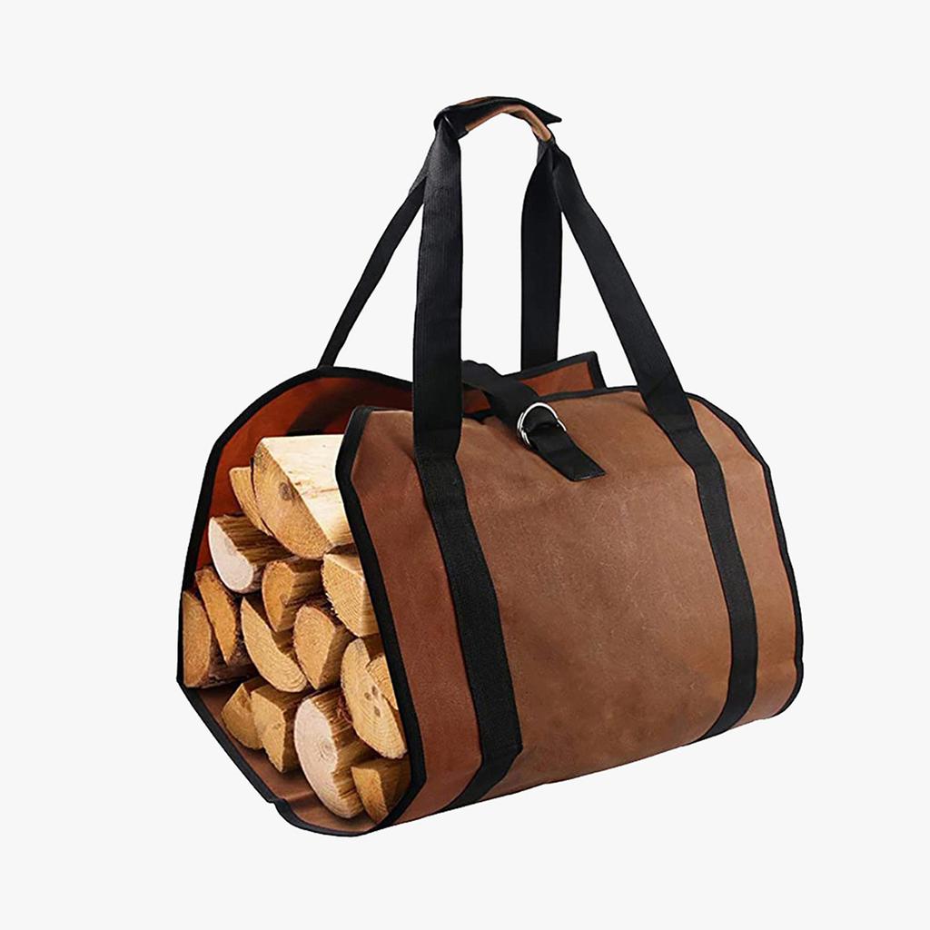 Tote Firewood Storage Bag Supplies Supersized Canvas Firewood Carrier Log Carrying Bag Handbags Wood for Log Carrier Fireplace