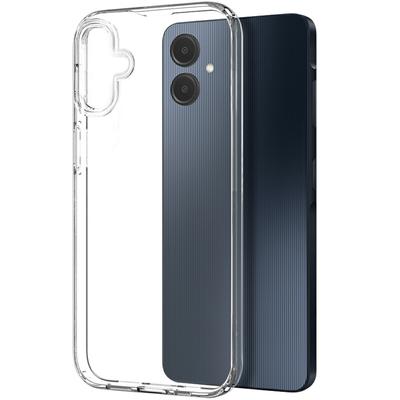 NORTHJO For Samsung Galaxy A06 4G Clear Case Soft TPU Phone Cover with Tempered Glass Screen Protector
