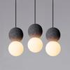 European Creative New LED Cement Chandelier Living Room Restaurant Bar Clothing Store Decorative Lighting