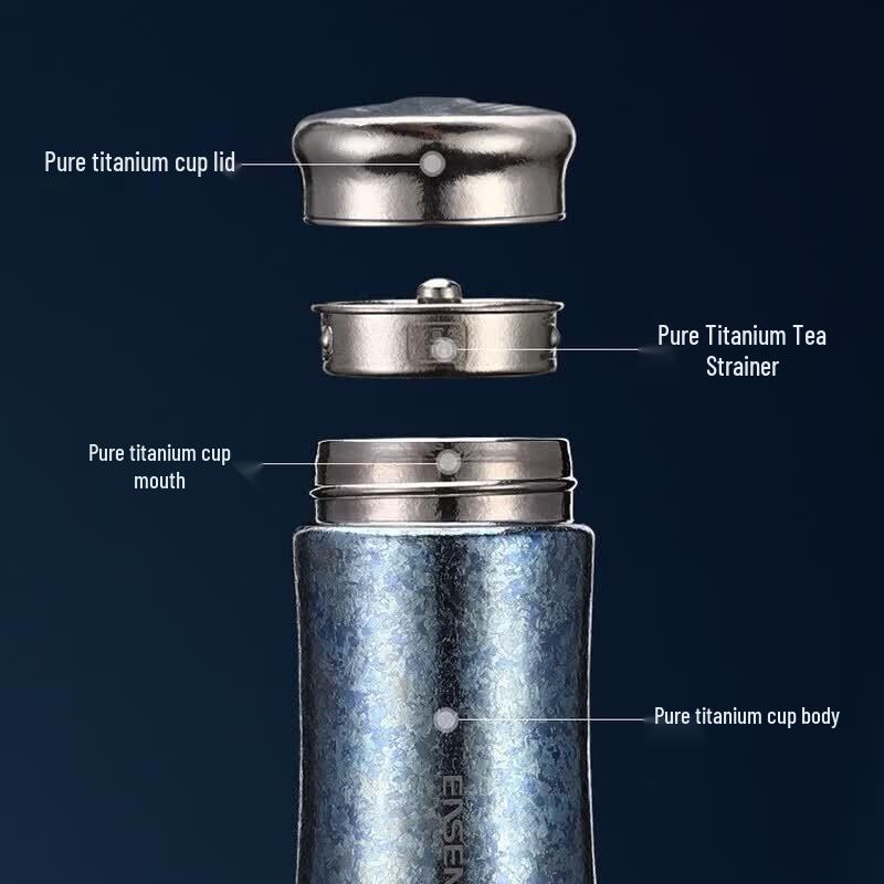 Shui Yisheng T825 Pure Titanium Insulated Tea Infuser Tumbler
