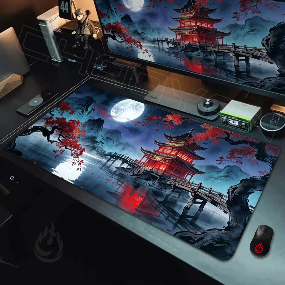 Chinesestyle Artistic Landscape Mouse Pad Large Office Game Table Mats Rubber Antislip Xxl Mouse Mat Hdp Long Desk Pads