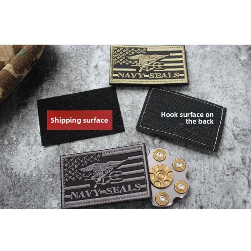 US Navy SEALS NAVY SEALS Frogman Team Emblem Armband Embroidery Velcro Badge Outdoor Pack Patch