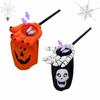 Classic Pumpkin Candy Bag Halloween Party Favor Holder Treats Snacks Trick or Treat Goodie Bag Celebration
