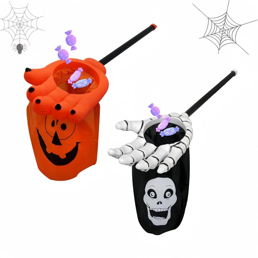 Classic Pumpkin Candy Bag Halloween Party Favor Holder Treats Snacks Trick or Treat Goodie Bag Celebration