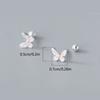 Small Butterfly Screw Studs Earrings for Women Girls Comfortable Wear Charm Earwear Stylish Accessories for Party
