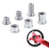 5Pcs Bolts Chainring Screws Bicycle Bike Part Tool Repair Road Bike Silver Single/Double/Triple Carbon Steel