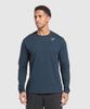 CresT Long Sleeve T shirT Navy A1a9e Ubcy