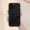 Cute French Bulldog Pattern Mobile Phone Case Suitable for iPhone 17 Air 16 15 14 13 12 11 Pro Max Plus Anti-fall and Shockproof