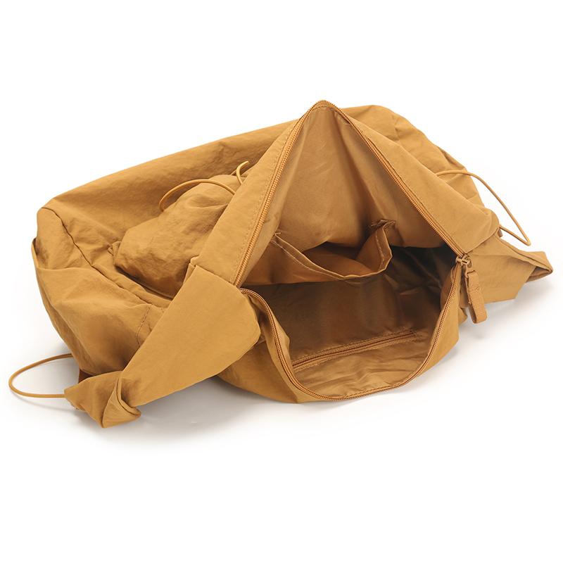 Women's Drawstring Shoulder Bag Sports Crossbody Bag Lightweight Storage Bag