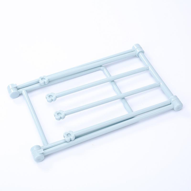 1pc Foldable Towels Hanger Cleaning Rag Rack Organizer Dish Washing Holder Bathroom Towel Holder Kitchen Accessories