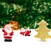 DOITOOL 60 Pieces Miniature Christmas Ornaments, Handmade Resin Figurines, Decorative Tabletop Ornaments for Bonsai, Potted Plants, Gardening Props,