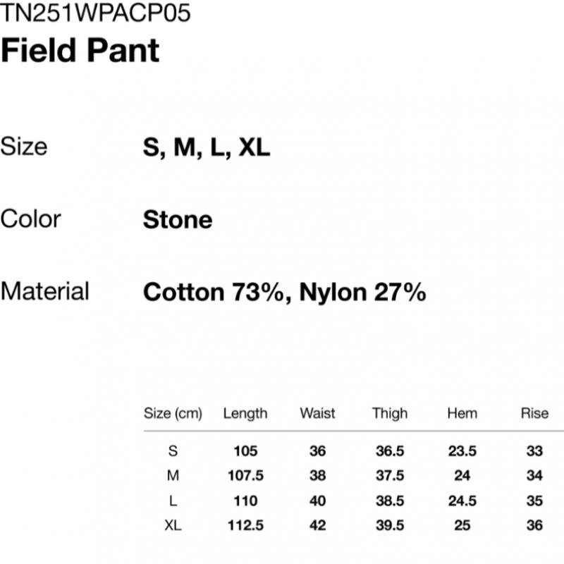         Field Pant Stone