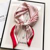 Silk Scarf 70 Small Square Scarf Retro Versatile Season High-End Printing Women'S Professional Scarf Scarf
