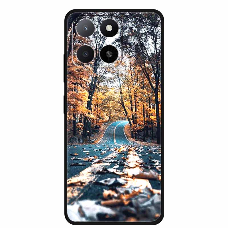 Für ZTE Blade A55 A35 Hülle Tiere Weiches Silikon TPU Handyhüllen Rückseite für ZTE Blade A35 BladeA55 Wolf Stoßfest Cool Capa