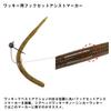 [DAIWA] STEEZ F Straight 4.3 Finesse Bass Worm Earthworm, 10 pcs