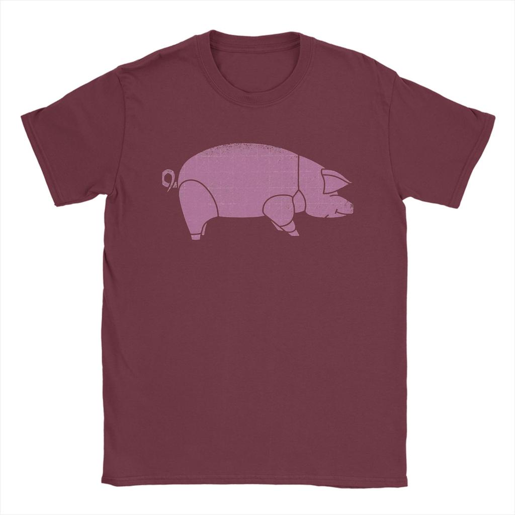 Unisex TShirts Pig Shirt As Worn By Davids Gilmours Classic Pure Cotton Tees Short Sleeve T Shirt Crew Neck Clothing Gift Idea