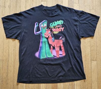 NEW 1996 Gumby and Pokey T-shirt Size S-5XL Reprint