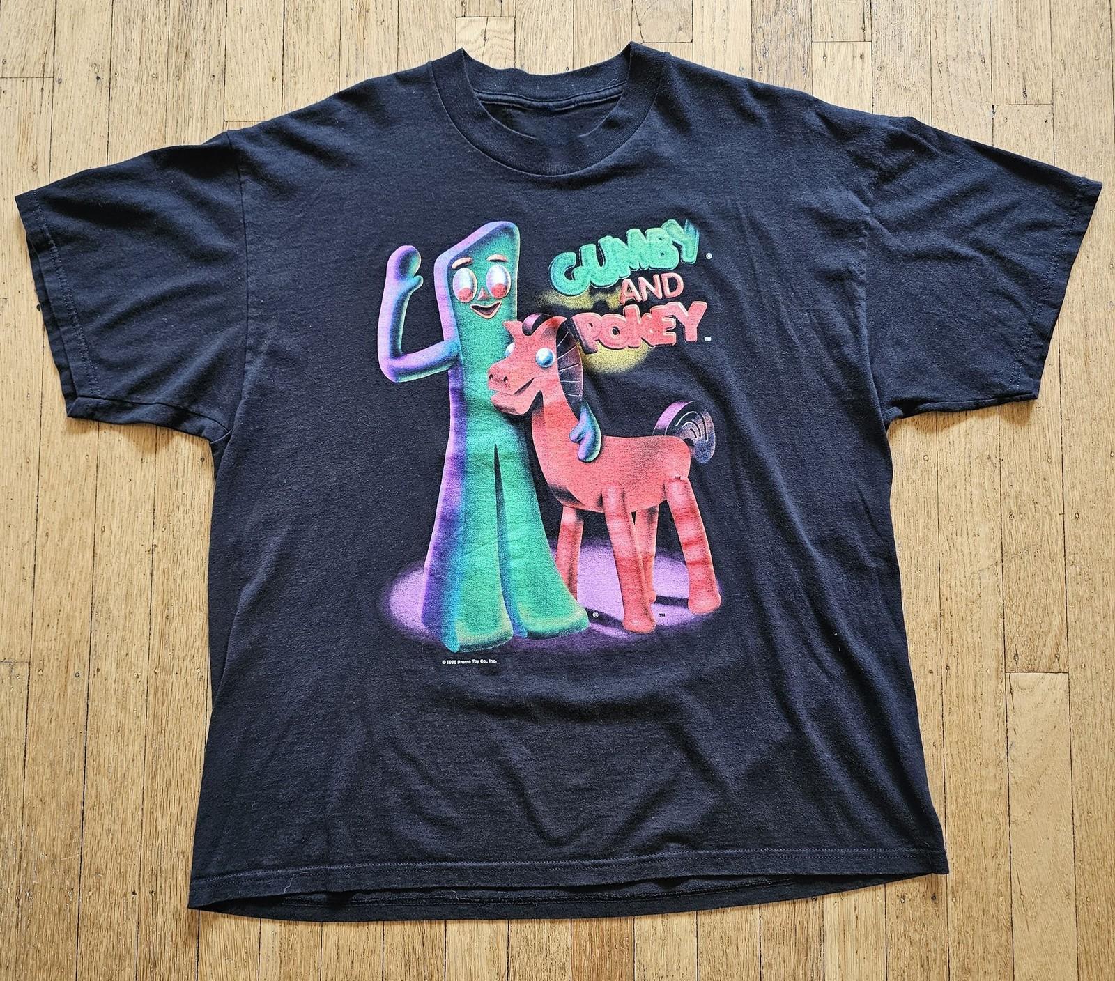 NEW 1996 Gumby and Pokey T-shirt Size S-5XL Reprint S