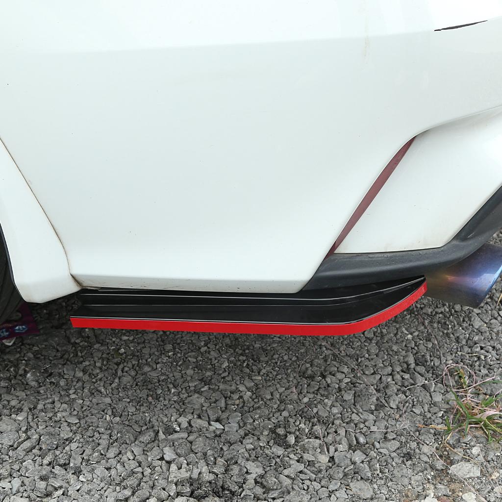 Rear Bumper Splitter Diffuser Spoiler Kit Canard Diffuser Protector Decorations Body Styling Universal Car Exterior Accessories