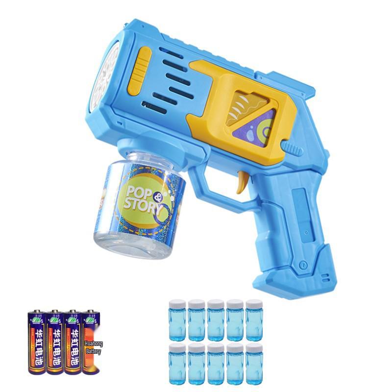 Leak-Proof Automatic Bubble Gun Toy: Light-Up for Kids - Ideal Christmas or Birthday Gift