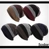 WHITE FANG Knit Perfect for Fall and CA380 Men's Cap, Casual, Stylish, Fleece-Lined, Winter, (05 Red)