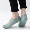New Cotton Mesh Breathable Five-toes Yoga Socks Pilates Socks Silicone Anti-slip Sports Socks Indoor Dance Fitness Floor Socks
