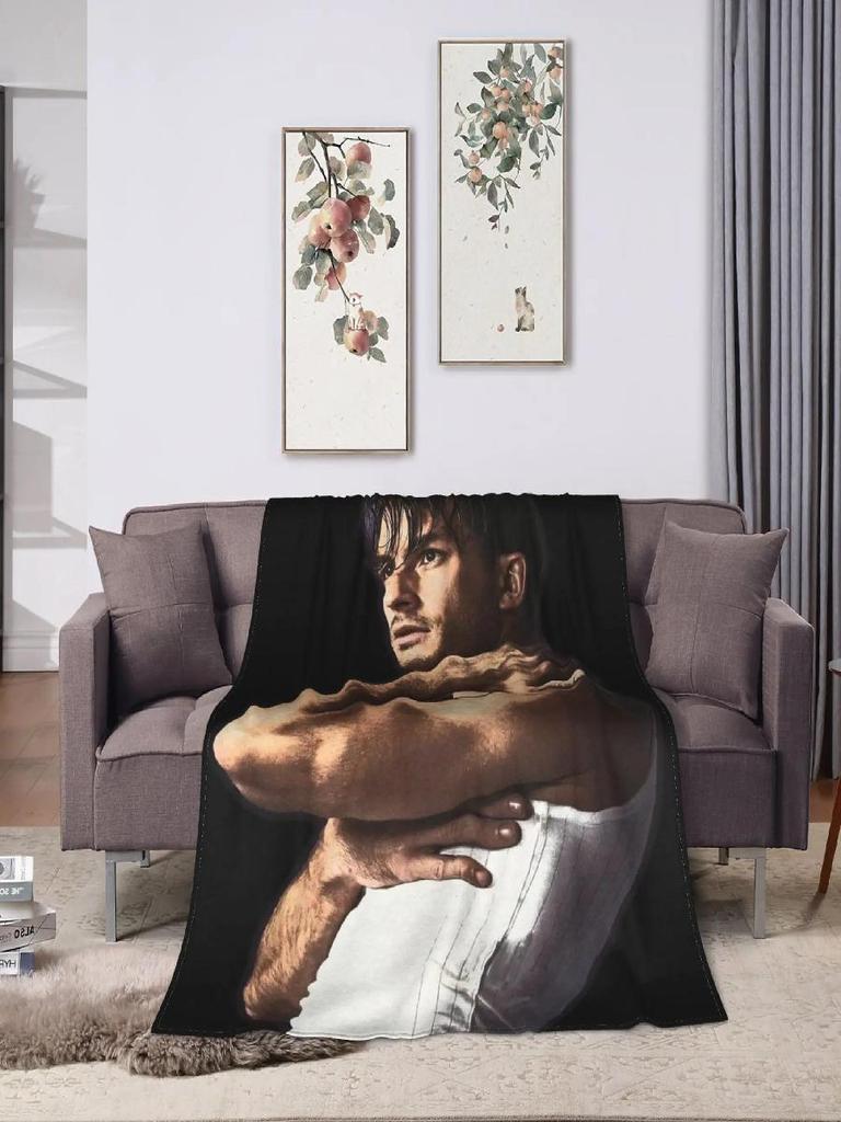 Jonathan Bailey Cool Blanket Soft Plush Throw for Kids Flannel Bedspread for Couch or Bed Novelty Bed Cover