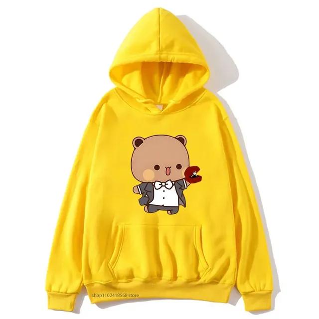 Marriage Bubu Dudu Panda Baby Bears Hoodies Women Couple Sweatshirts Kawaii Girl Boy Clothing Y2k Pullover Unisex