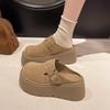 Retro bag head half slippers, small Birkenstocks wear new casual lazy cool slippers
