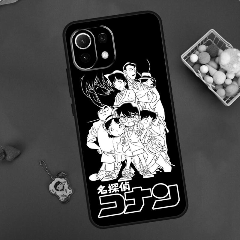 Detective Conan Case For POCO F5 X3 X5 Pro X4 F4 GT C40 M5s F3 Cover For Xiaomi 13 12 Lite 12T 11T Pro 12X