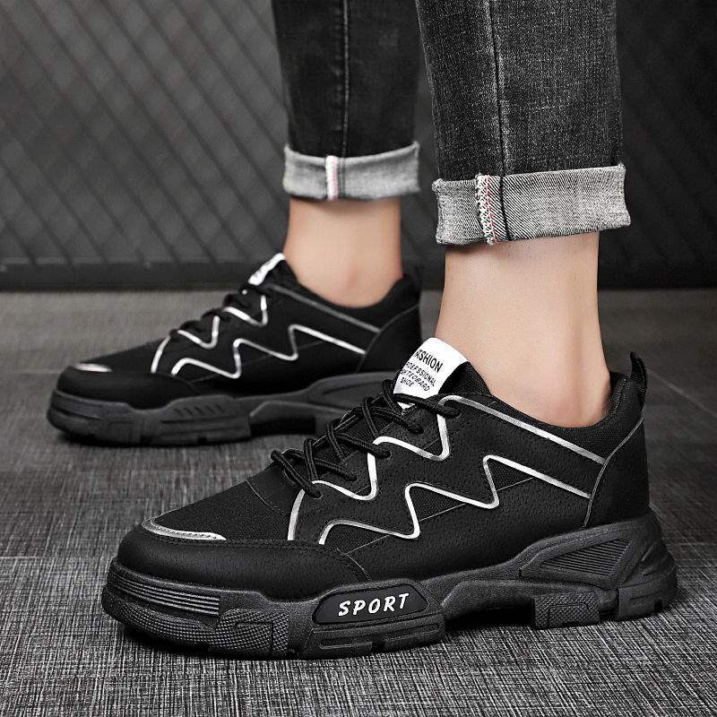 Autumn New Martin Boots Men's Versatile Casual Velvet Thickened Warm High-top Autumn Tooling Short Boots Men's Snow Boots