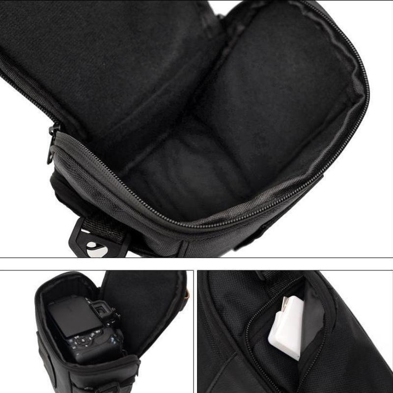 Lightweight Camera Shoulder Bag for Travel Waterproof Nylon  Storage With Adjustable Strap for Outdoor Photographers