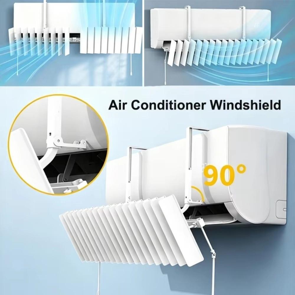 Easy Installation Air Conditioner Windshield Wall-Mounted Air Outlet Baffle Indoor Cooling