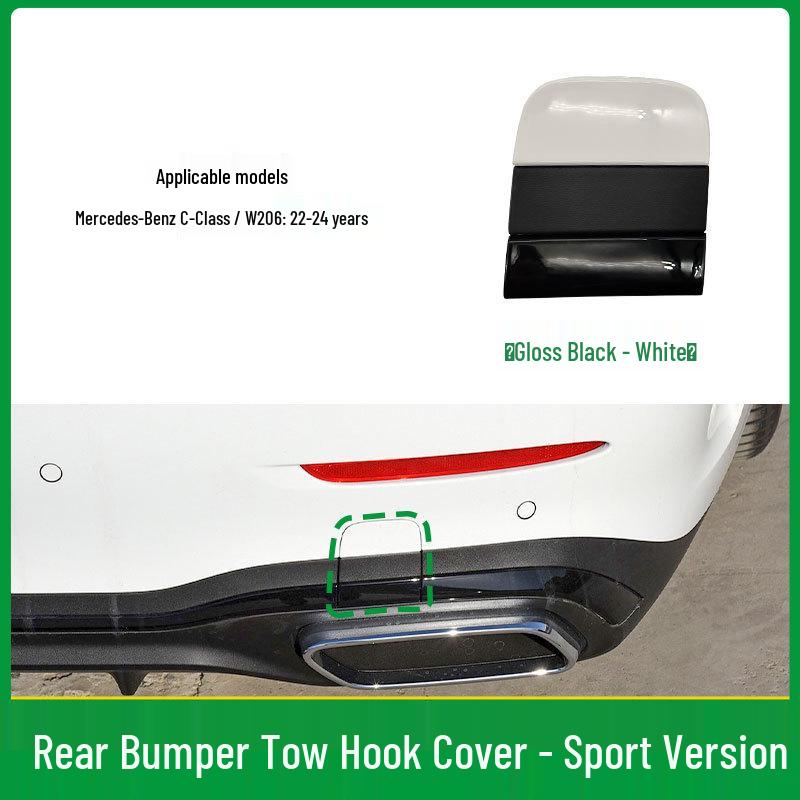 Mercedes C-Class W206 Sport Front Bumper Tow Hook Cover 2068854304