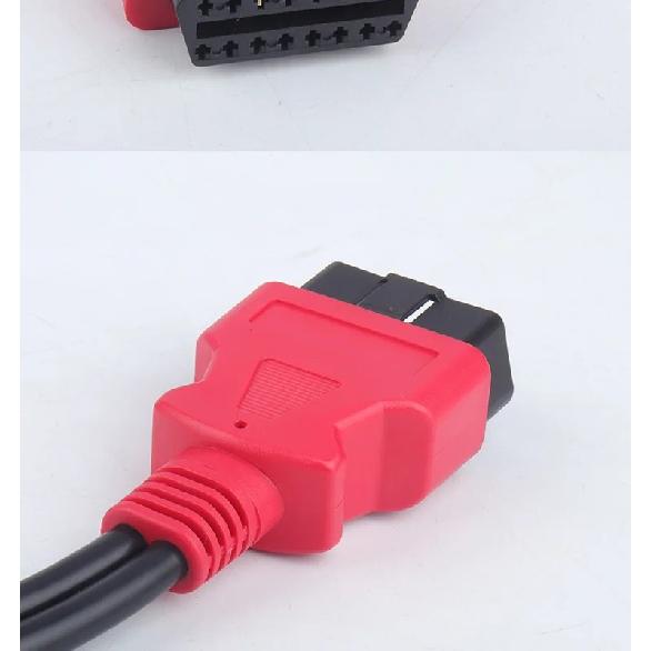 OBD2 1/2 Adapter Cable Extension Cable OBD Extension Cable 12V Automotive Universal 16-pin Core Splitter