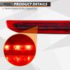 For Ford Transit 150 250 2015 2016 2017 2018 2019 2020 Third Red LED High Brake Stop Light Lamp RED Lens Taillight Accessories