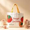 Cartoon Canvas Gift Bag for Birthdays, Festivals, Souvenirs, and Outings – Eco-friendly & Durable
