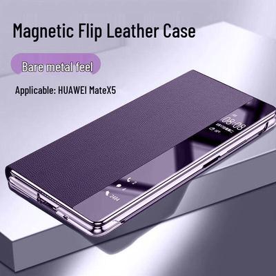 Huawei Mate X5/X3 Klapphandy Echte Leder Flip Hülle