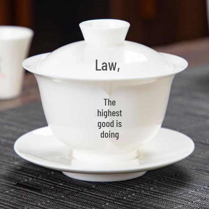 Mutton Fat Jade Porcelain Kung Fu Tea Set