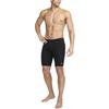 Nike Solid High-Waisted Slim Swim Trunks Men swimwear Black NESSA006-001