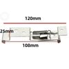Car License Plate Spring Loaded Stainless Steel Bracket Trailer License Plate Clip European Style Australian Style Rectangular
