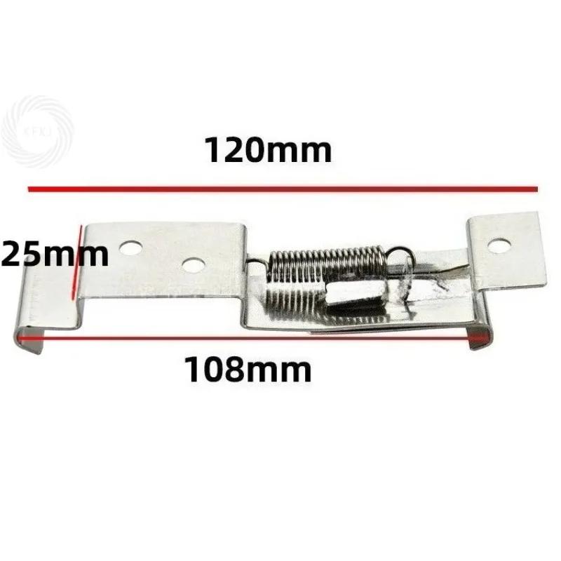 Car License Plate Spring Loaded Stainless Steel Bracket Trailer License Plate Clip European Style Australian Style Rectangular