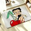 B-Betty Cute B-Boop Shower Room Absorbent Small Floor Mat Soft Comfortable Decorative Foot Mat