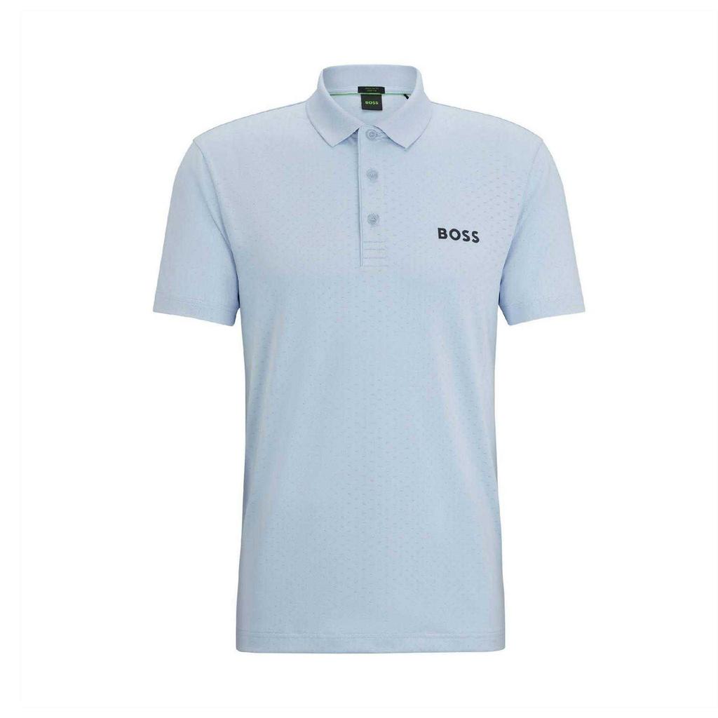 Boss Mens Contrast Logo Performance Regular Polo Shirt